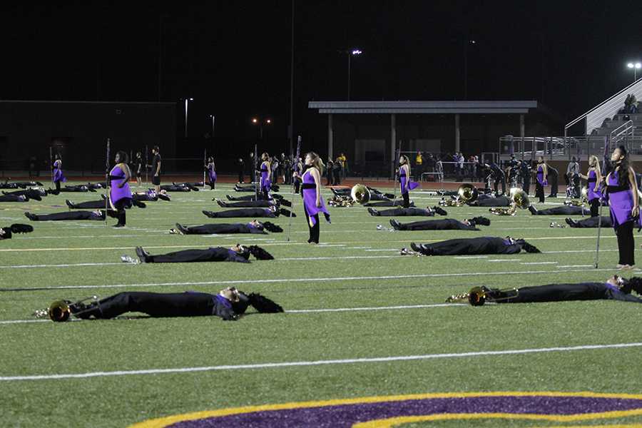 The band unveiled the fourth and final movement at the Up-N-Coming game Sept. 12. Photo by Kedar Collins.