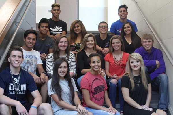 The homecoming court.
 Photo by Mackenzie Fritchen