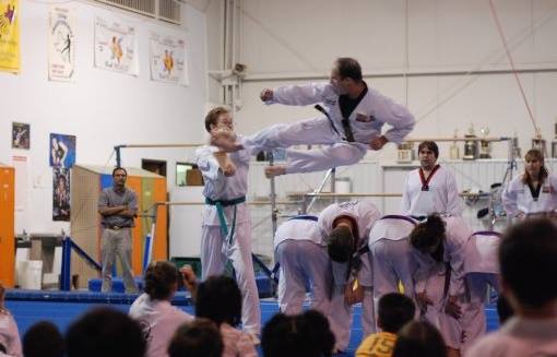 CTHS Tech Support Jeff Allen competes in a martial arts contest.